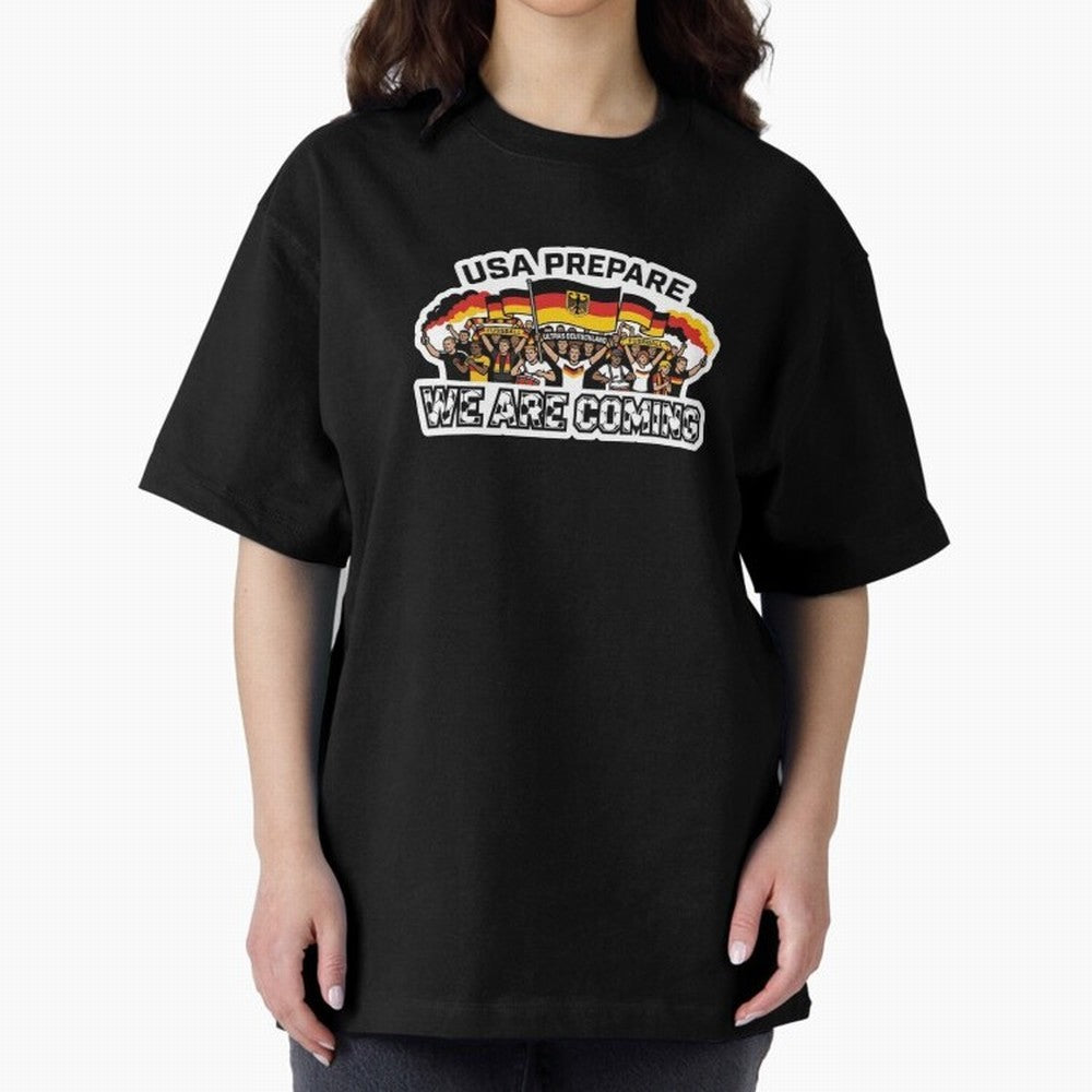 Germany Soccer Fans 2026 Sticker We Are Coming Classic T-Shirt Embrace FIFA World Cup 2026 Group Stage for Fans of Neymar and Brazil, Bringing Football Passion, Legendary Performances, Festival Vibes and Supporter Community; Built for Supporters
