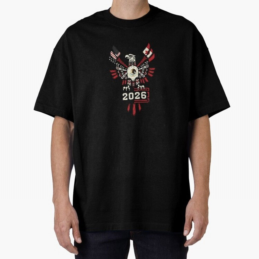 Rise of the North Eagle - Soccer Team Spirit 2026 T-Shirt_82784061 Classic T-Shirt Represent Global Football Passion for FIFA World Cup 2026 Group Stage, Inspired by Neymar, Spain, Championship Spirit, Famous Goals, Roaring Crowds and International