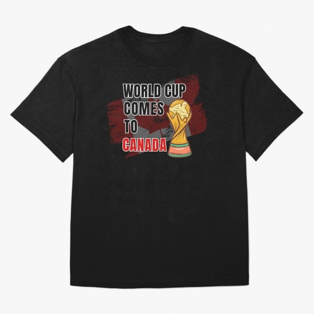 World Cup comes to Canada Classic T-Shirt Experience the Global Stage of FIFA World Cup 2026 Spirit, Highlighting Portugal, Spain and Germany, Messi, Game Day Rituals, Football Legends, Country Pride and the Road to the Final; Made for Collectors