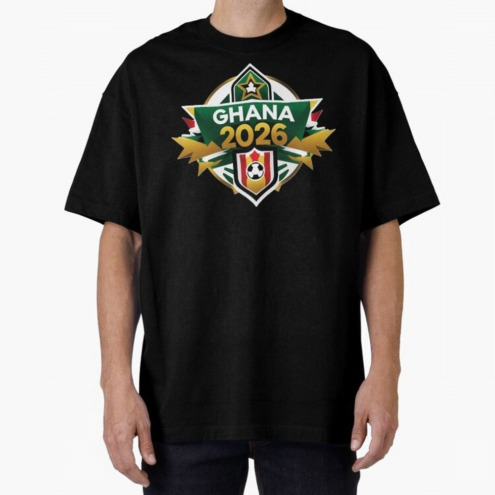 Ghana WC 2026 Classic T-Shirt Represent FIFA World Cup 2026 Group Stage Featuring Cristiano Ronaldo, Argentina and Brazil Energy, Champion Mindset, Group Stage Buzz, Knockout Tension and Passionate Fan Culture; Ideal for Football Dads, Football
