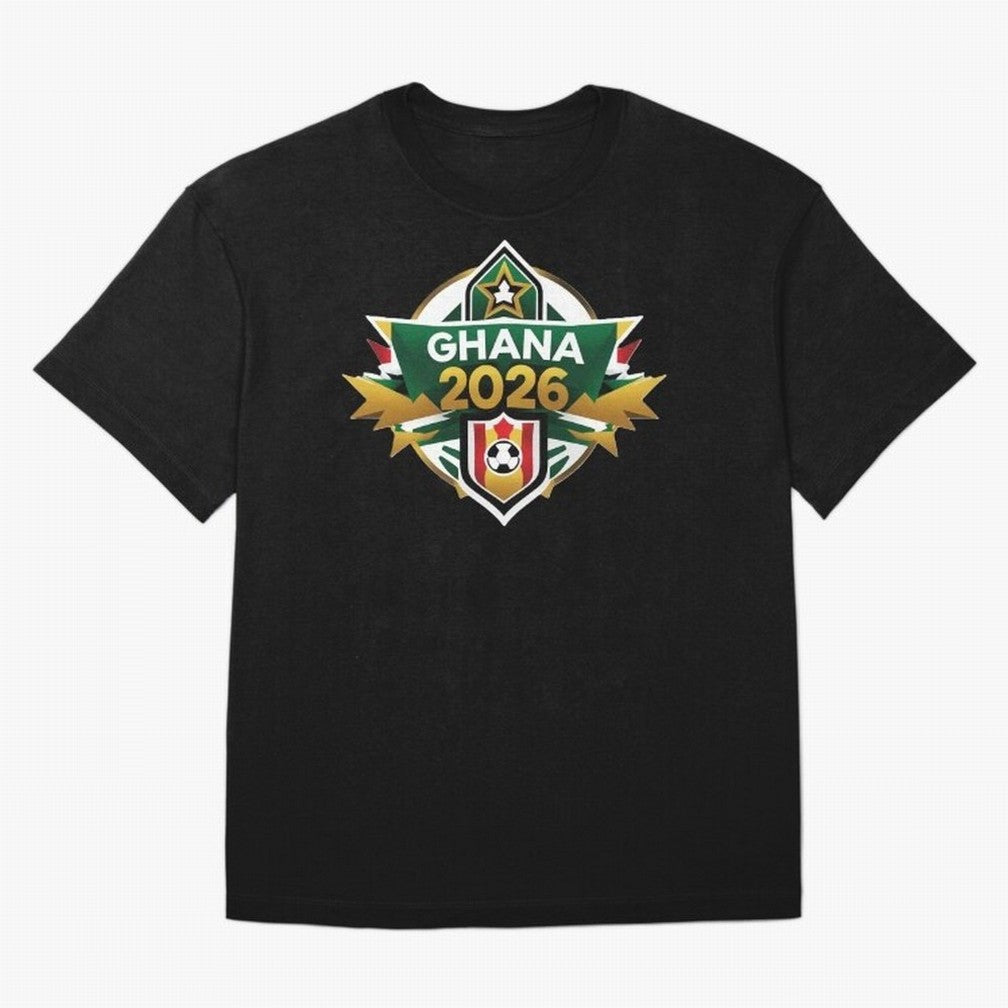 Ghana WC 2026 Classic T-Shirt Represent FIFA World Cup 2026 Group Stage Featuring Cristiano Ronaldo, Argentina and Brazil Energy, Champion Mindset, Group Stage Buzz, Knockout Tension and Passionate Fan Culture; Ideal for Football Dads, Football