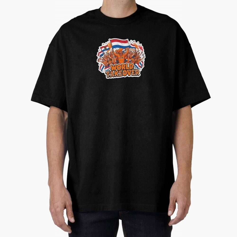 Netherlands Soccer Fans Orange Power Sticker 2026 Football Supporters Classic T-Shirt Turn Every Weekend Toward FIFA World Cup 2026 for Fans of CR7 and Portugal, Spain and Germany, Bringing Soccer Culture, Superstar Moments, National Team Dreams