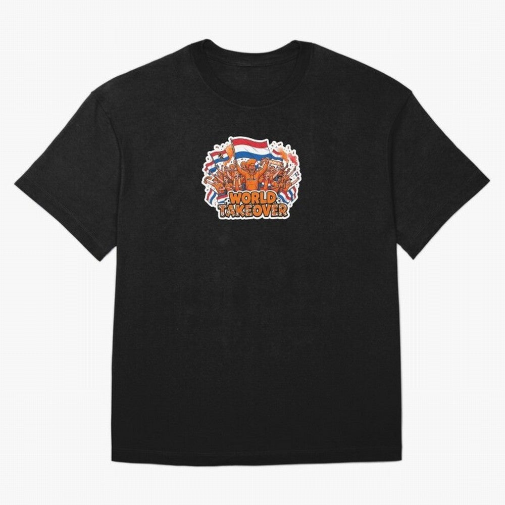 Netherlands Soccer Fans Orange Power Sticker 2026 Football Supporters Classic T-Shirt Turn Every Weekend Toward FIFA World Cup 2026 for Fans of CR7 and Portugal, Spain and Germany, Bringing Soccer Culture, Superstar Moments, National Team Dreams