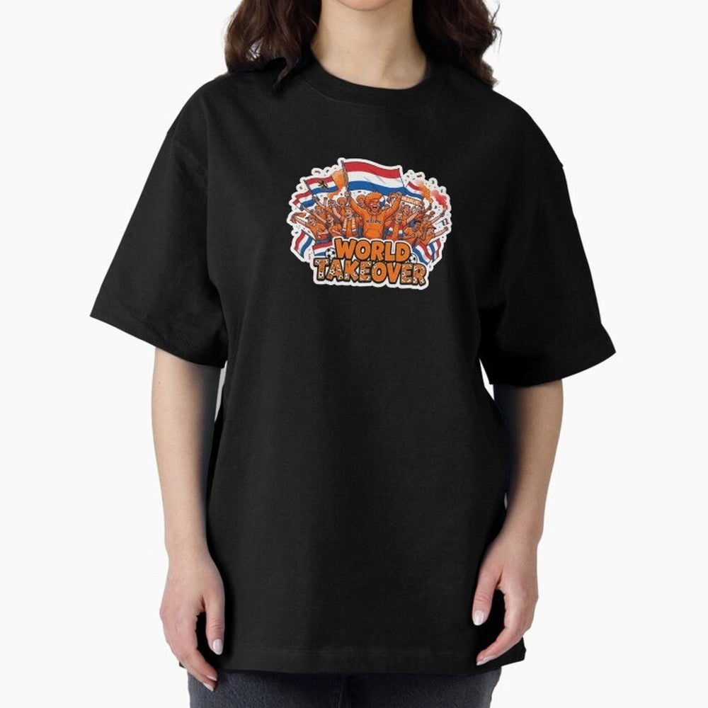 Netherlands Soccer Fans Orange Power Sticker 2026 Football Supporters Classic T-Shirt Turn Every Weekend Toward FIFA World Cup 2026 for Fans of CR7 and Portugal, Spain and Germany, Bringing Soccer Culture, Superstar Moments, National Team Dreams