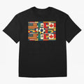 North American Football Flags World Cup Inspired Classic T-Shirt Enjoy the Biggest Football Party of FIFA World Cup 2026 USA Canada Mexico Made for Mbappe, Portugal, Spain and Germany Energy, Championship Spirit, Famous Goals, Roaring Crowds and
