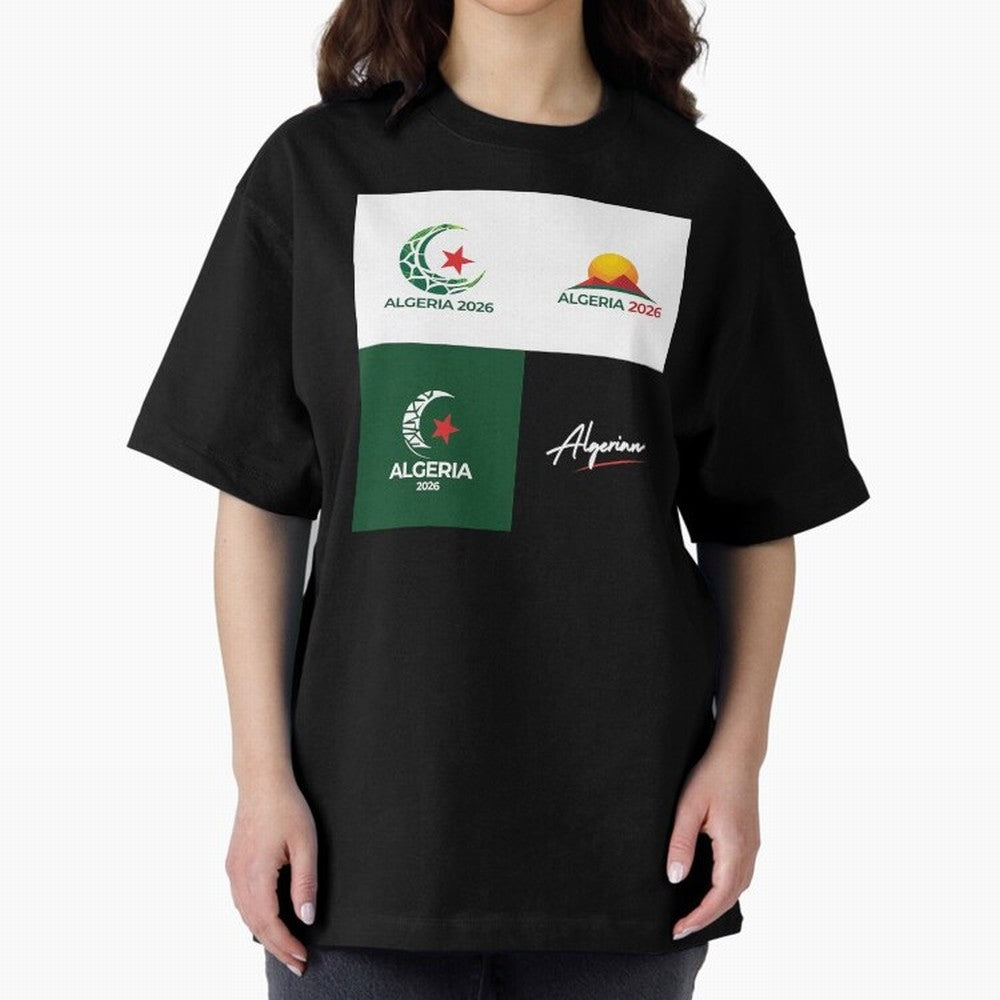 Algeria WC 2026 Classic T-Shirt Represent FIFA World Cup 2026 Group Stage Featuring Cristiano Ronaldo, Argentina and Brazil Energy, Champion Mindset, Group Stage Buzz, Knockout Tension and Passionate Fan Culture; Ideal for Football Dads, Football