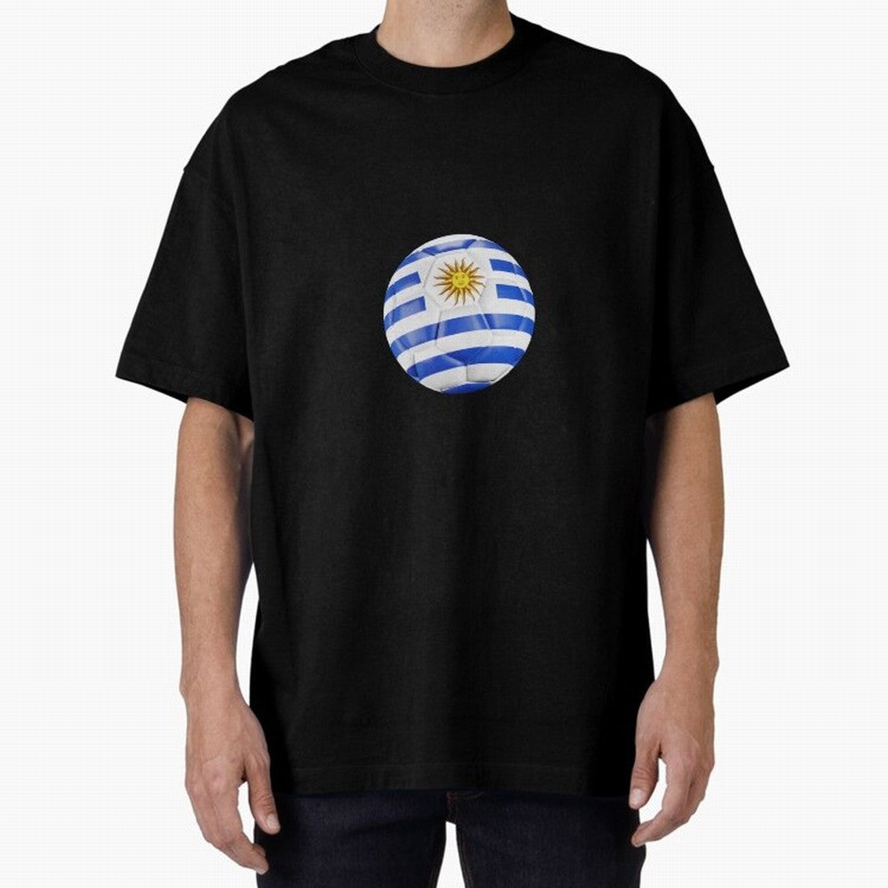 Uruguay Ball Classic T-Shirt Celebrate Soccer Greatness during the FIFA World Cup 2026 USA Canada Mexico Journey through Cristiano Ronaldo Highlights, France and Portugal Pride, Classic Soccer Heritage, Championship Pressure, Fan Loyalty and