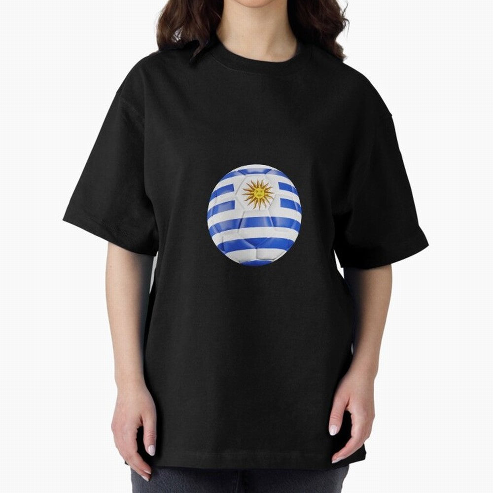Uruguay Ball Classic T-Shirt Celebrate Soccer Greatness during the FIFA World Cup 2026 USA Canada Mexico Journey through Cristiano Ronaldo Highlights, France and Portugal Pride, Classic Soccer Heritage, Championship Pressure, Fan Loyalty and