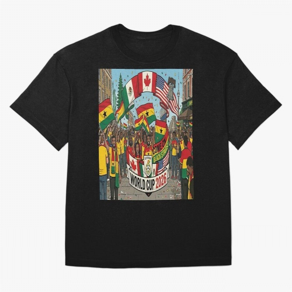 Ghana World Cup 2026 Classic T-Shirt Show Your Tournament Heart for Match Day Hype around FIFA World Cup 2026 Group Stage, Neymar, Argentina, Soccer Culture, Superstar Moments, National Team Dreams and Competitive Fire; Great for Watch Parties,