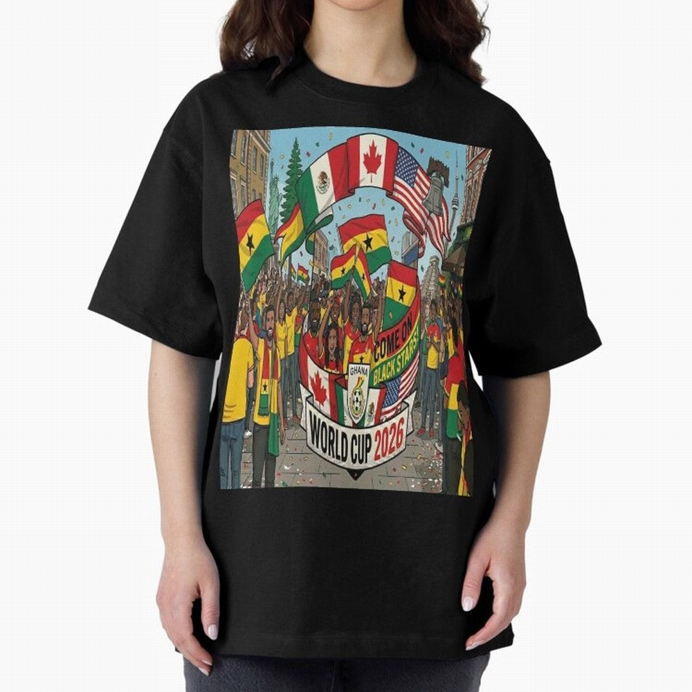 Ghana World Cup 2026 Classic T-Shirt Show Your Tournament Heart for Match Day Hype around FIFA World Cup 2026 Group Stage, Neymar, Argentina, Soccer Culture, Superstar Moments, National Team Dreams and Competitive Fire; Great for Watch Parties,