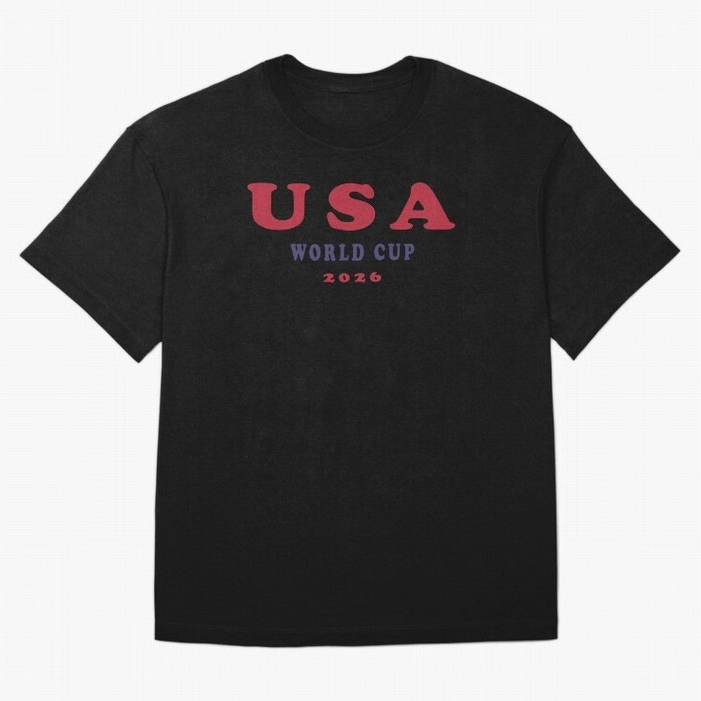 USA World Cup 2026 Soccer Fan Shirt | American Flag Football Retro Patriotic Design Classic T-Shirt Make Every Match About Match Day Hype around FIFA World Cup 2026, Mbappe, France, Football Festival Excitement, Trophy Ambitions, Country Rivalries