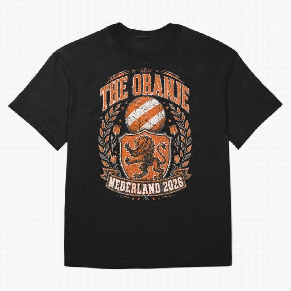 The Oranje Nederland 2026 World Cup Soccer T-Shirt Classic T-Shirt Make the Season About FIFA World Cup 2026 Built around CR7 and Messi, Brazil, Portugal and Argentina Energy, Retro Football Energy, Iconic Rivalries, Trophy Chase Drama and Stadium
