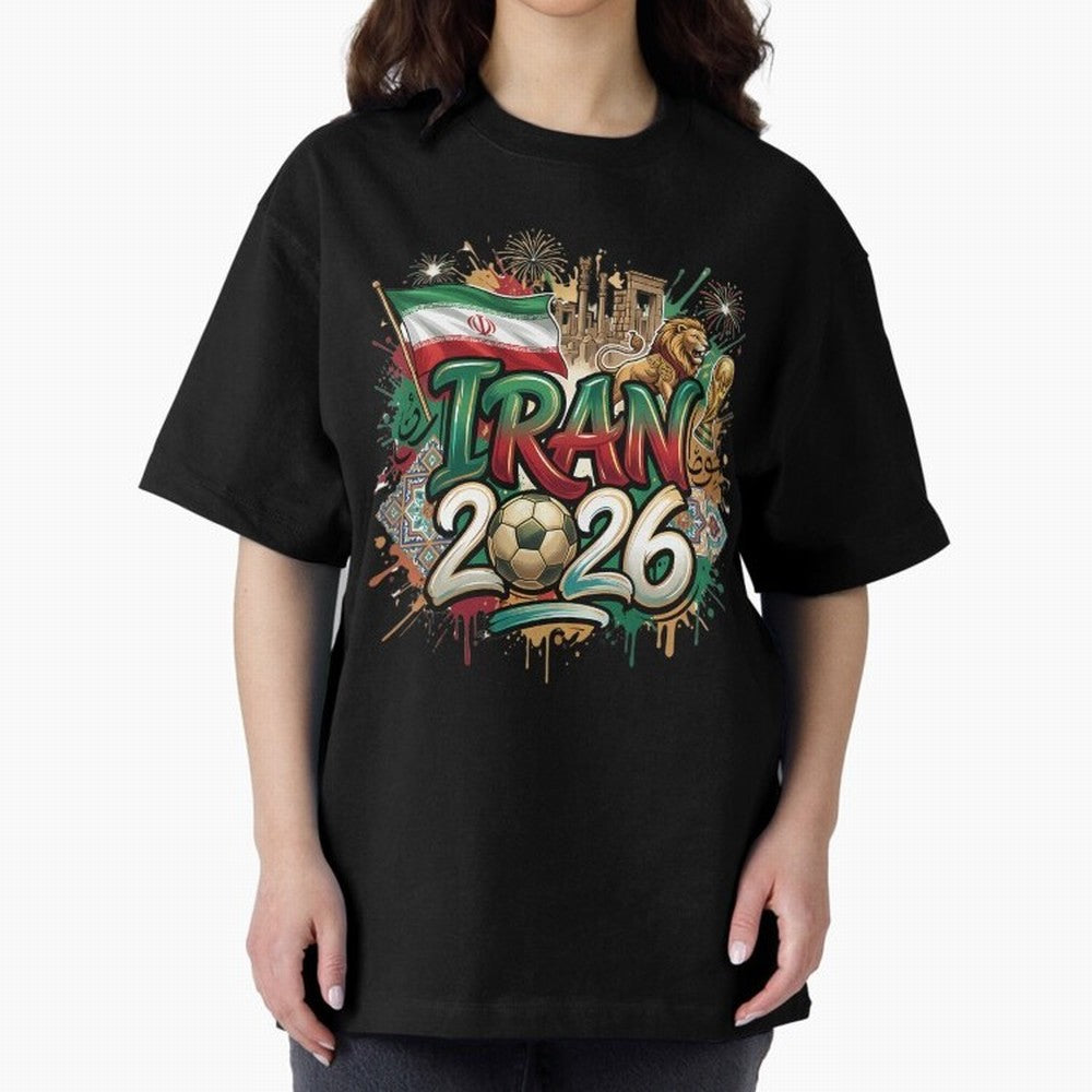 Iran World Cup 2026 Football Legacy Classic T-Shirt Live the Energy of FIFA World Cup 2026 USA Canada Mexico Spirit, Filled with France, CR7, Stadium Memories, Football Loyalty, International Chants and Championship Tradition; Perfect for Fans,