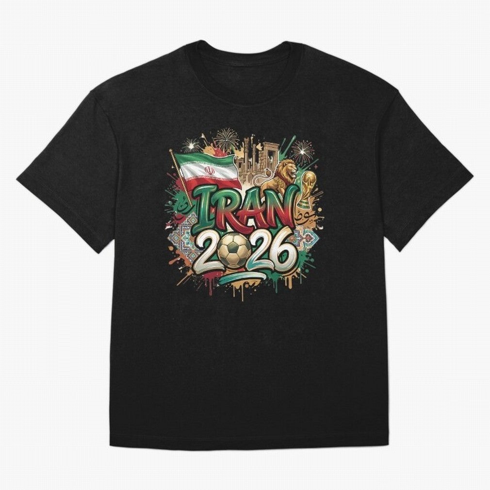 Iran World Cup 2026 Football Legacy Classic T-Shirt Live the Energy of FIFA World Cup 2026 USA Canada Mexico Spirit, Filled with France, CR7, Stadium Memories, Football Loyalty, International Chants and Championship Tradition; Perfect for Fans,