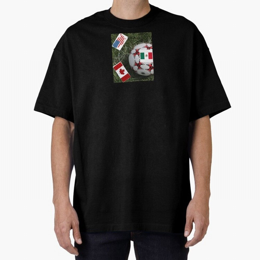 WORLD CUP FOOTBALL 2026 Classic T-Shirt Stand with FIFA World Cup 2026 USA Canada Mexico for Fans of Haaland and Mbappe and England, France and Netherlands, Bringing Classic Soccer Heritage, Championship Pressure, Fan Loyalty and International