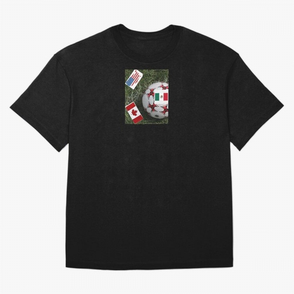 WORLD CUP FOOTBALL 2026 Classic T-Shirt Stand with FIFA World Cup 2026 USA Canada Mexico for Fans of Haaland and Mbappe and England, France and Netherlands, Bringing Classic Soccer Heritage, Championship Pressure, Fan Loyalty and International