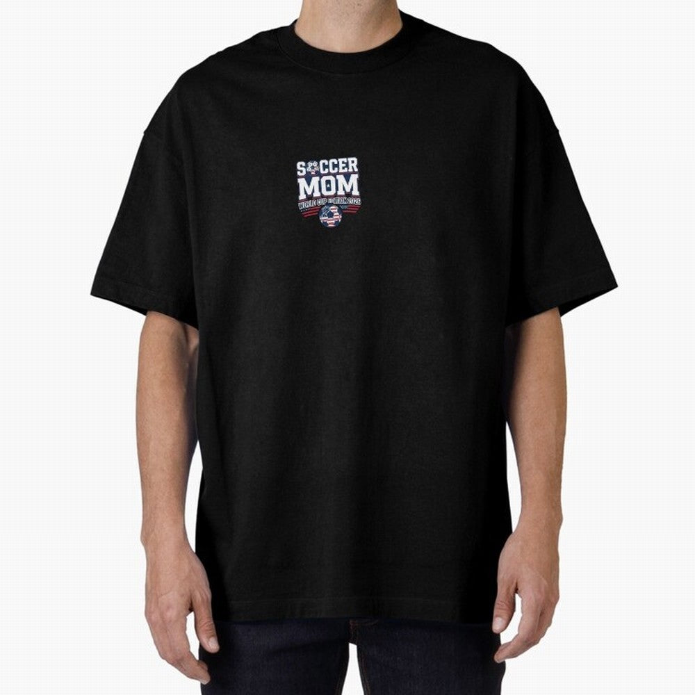Soccer Mom World Cup Bold Text | 2026 Football Mom Classic T-Shirt Celebrate Supporters United by FIFA World Cup 2026 Spirit, Celebrating Argentina, Cristiano Ronaldo, Haaland and CR7, Global Supporter Spirit, Legendary Goals, National Colors and