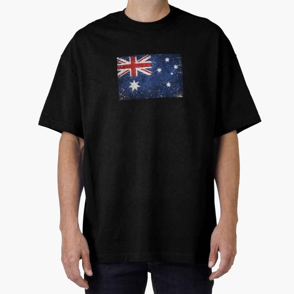 Australia Football World Cup Flag | Grunge Socceroos Soccer Classic T-Shirt Cheer for Global Football Passion for FIFA World Cup 2026, Connected to CR7 and Messi, Argentina, Tournament Hype, Historic Matchups, Family Viewing Parties and Global