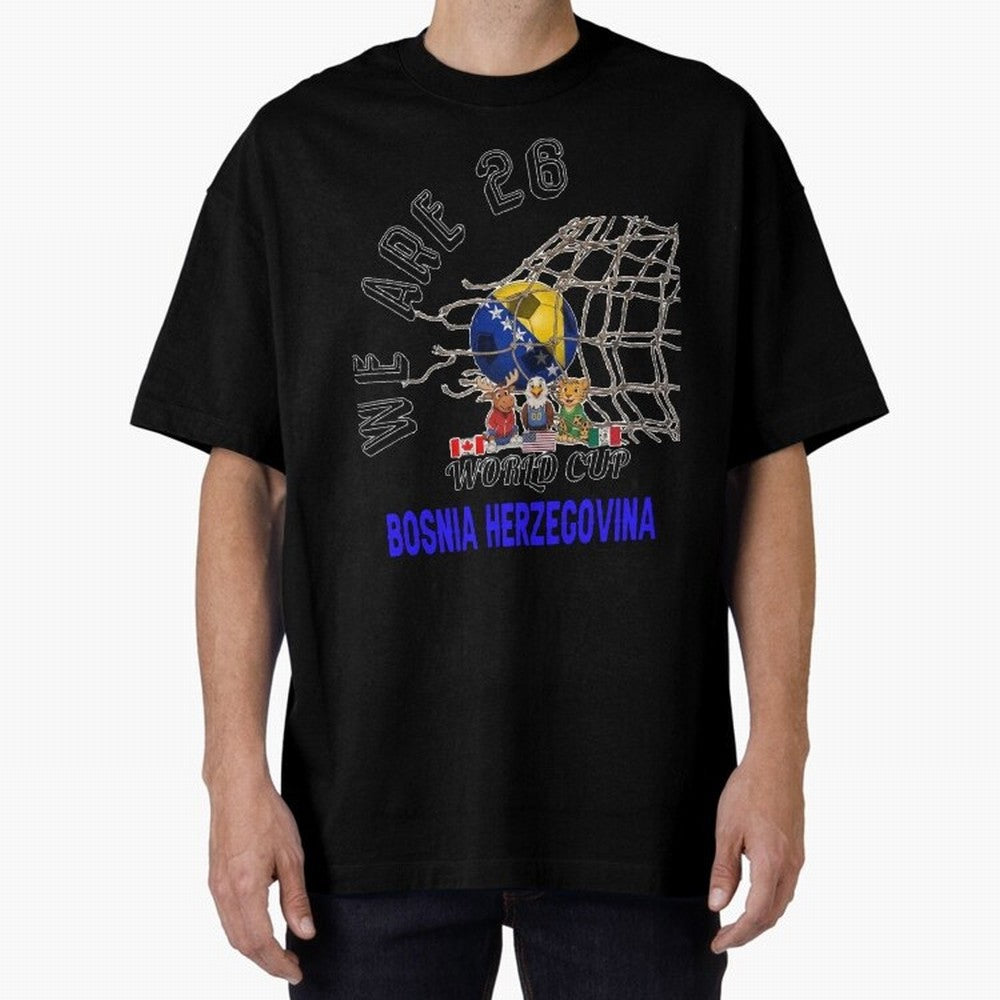 World cup 26 - Bosnia and Herzegovina Classic T-Shirt Celebrate Fan Culture around FIFA World Cup 2026 for Fans of Messi and Argentina, Bringing Championship Spirit, Famous Goals, Roaring Crowds and International Football Unity; Perfect for Fans,