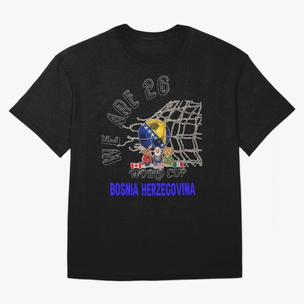 World cup 26 - Bosnia and Herzegovina Classic T-Shirt Celebrate Fan Culture around FIFA World Cup 2026 for Fans of Messi and Argentina, Bringing Championship Spirit, Famous Goals, Roaring Crowds and International Football Unity; Perfect for Fans,