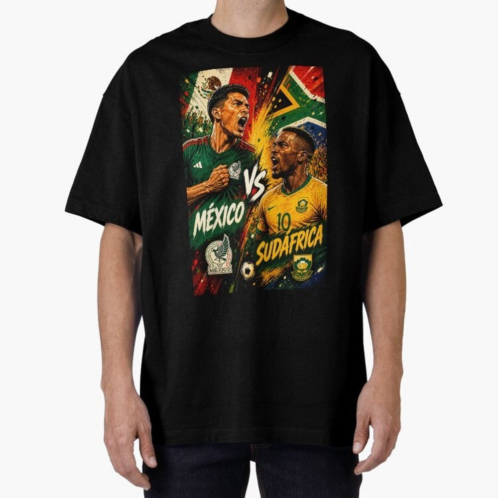Mexico vs South Africa ¨C Group A FIFA World Cup 2026 | Retro Comic Football Jersey Classic T-Shirt Live for the Drama of FIFA World Cup 2026 Group Stage Spirit, Made for Argentina, France and Brazil, Cristiano Ronaldo, Haaland and CR7, Goal