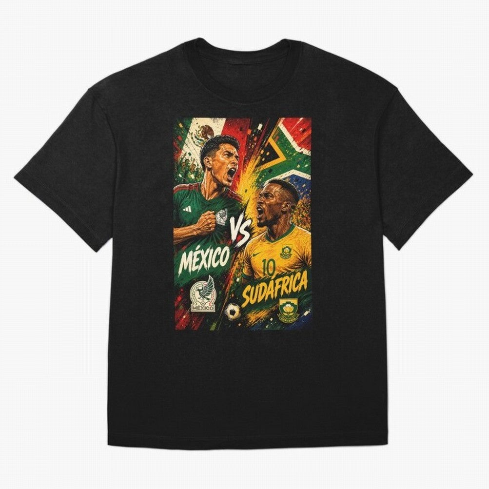 Mexico vs South Africa ¨C Group A FIFA World Cup 2026 | Retro Comic Football Jersey Classic T-Shirt Live for the Drama of FIFA World Cup 2026 Group Stage Spirit, Made for Argentina, France and Brazil, Cristiano Ronaldo, Haaland and CR7, Goal
