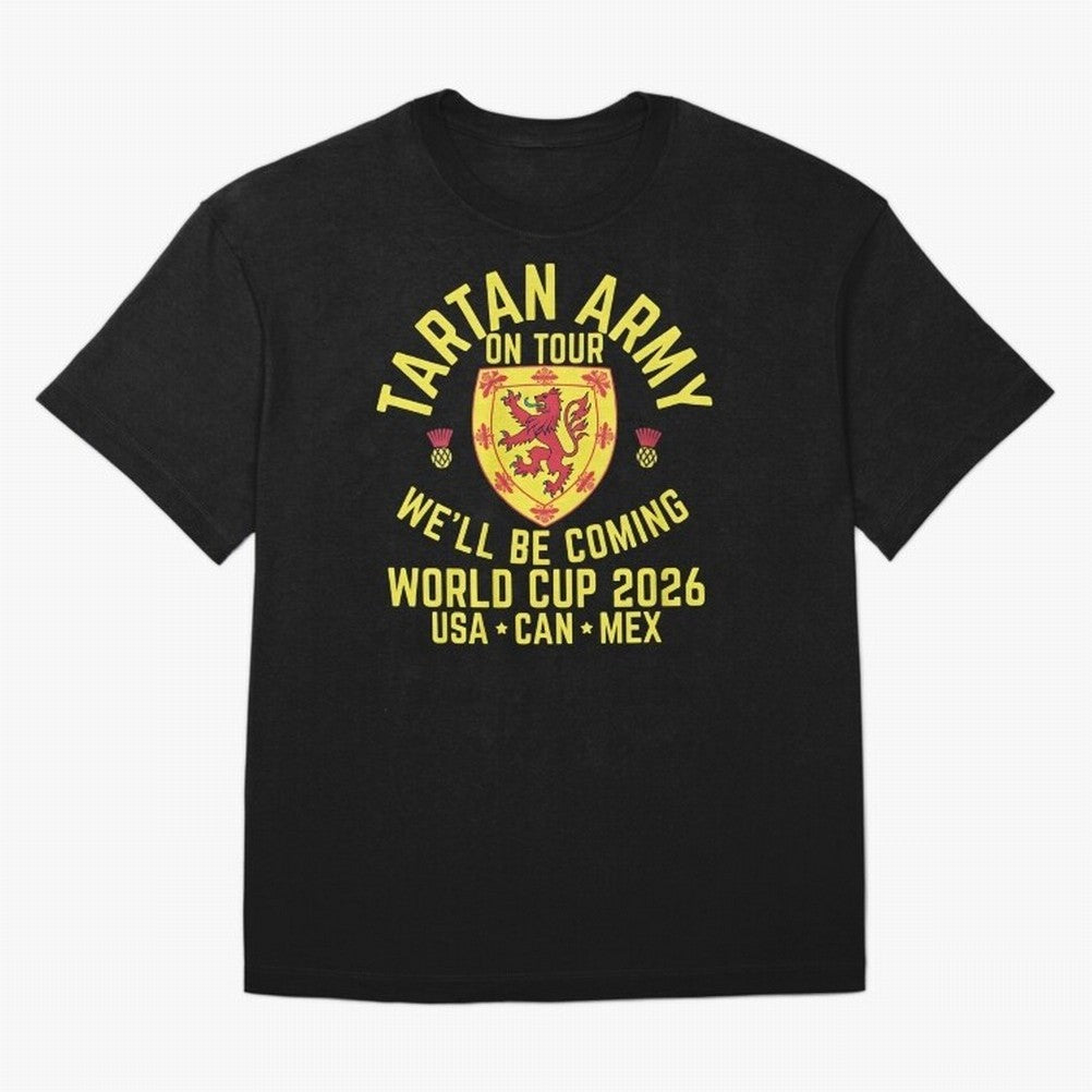 Tartan Army World Cup 2026 Scotland Tour Classic T-Shirt Bring International Match Energy to FIFA World Cup 2026 Group Stage Spirit, Inspired by England and Germany, CR7 and Messi, Soccer Culture, Superstar Moments, National Team Dreams and