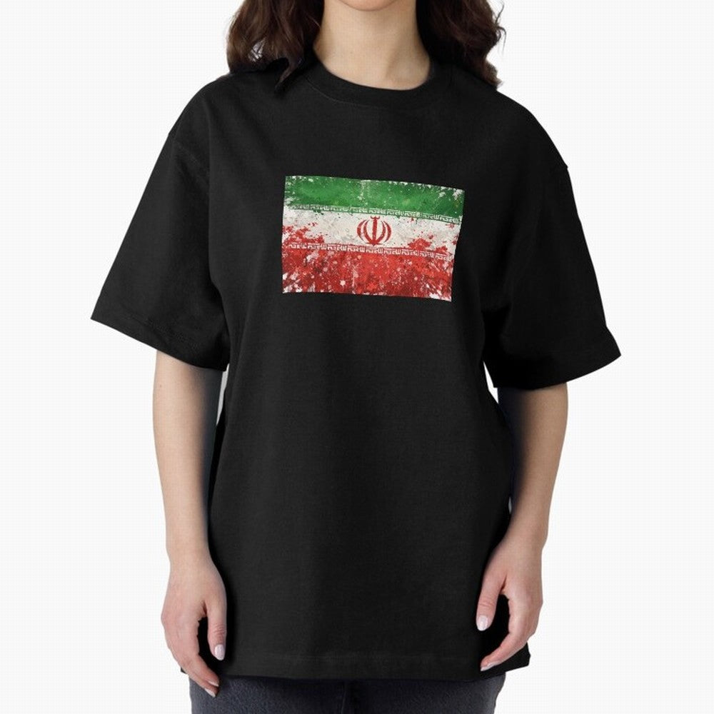 Iran Football World Cup Flag | Grunge Iranian Soccer Art Classic T-Shirt Enjoy FIFA World Cup 2026 Spirit, Connected to Brazil, Cristiano Ronaldo, Global Supporter Spirit, Legendary Goals, National Colors and Tournament Celebration; Ideal for