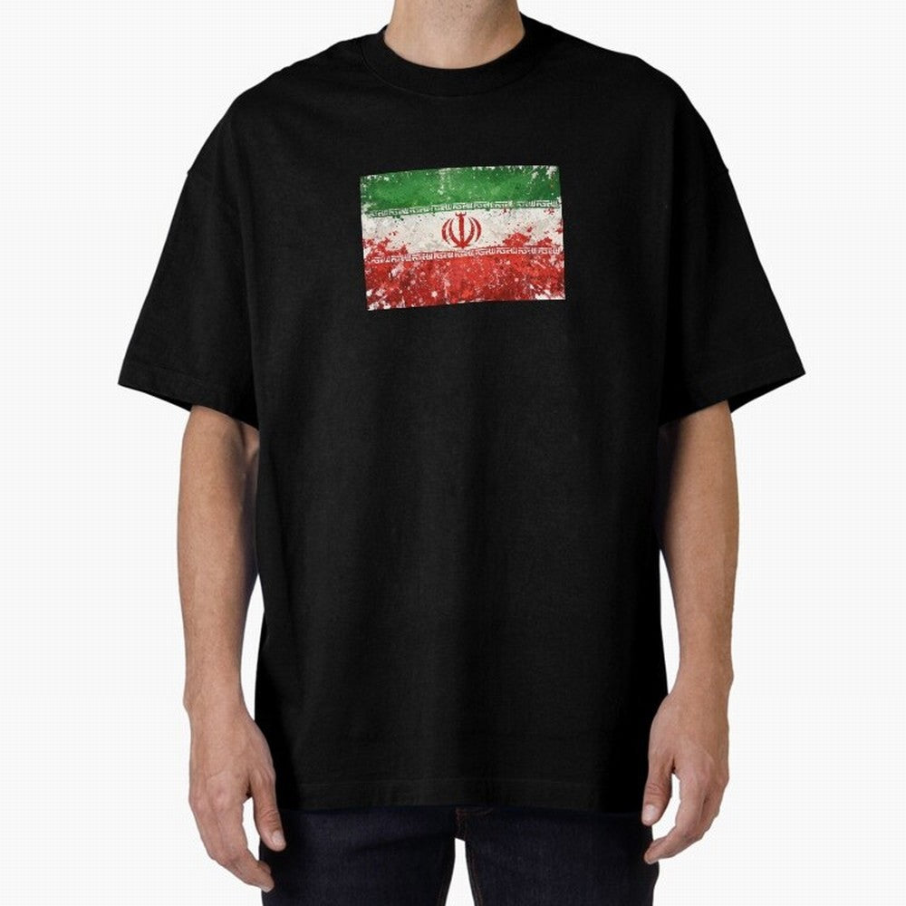 Iran Football World Cup Flag | Grunge Iranian Soccer Art Classic T-Shirt Enjoy FIFA World Cup 2026 Spirit, Connected to Brazil, Cristiano Ronaldo, Global Supporter Spirit, Legendary Goals, National Colors and Tournament Celebration; Ideal for