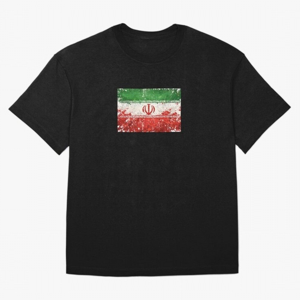 Iran Football World Cup Flag | Grunge Iranian Soccer Art Classic T-Shirt Enjoy FIFA World Cup 2026 Spirit, Connected to Brazil, Cristiano Ronaldo, Global Supporter Spirit, Legendary Goals, National Colors and Tournament Celebration; Ideal for