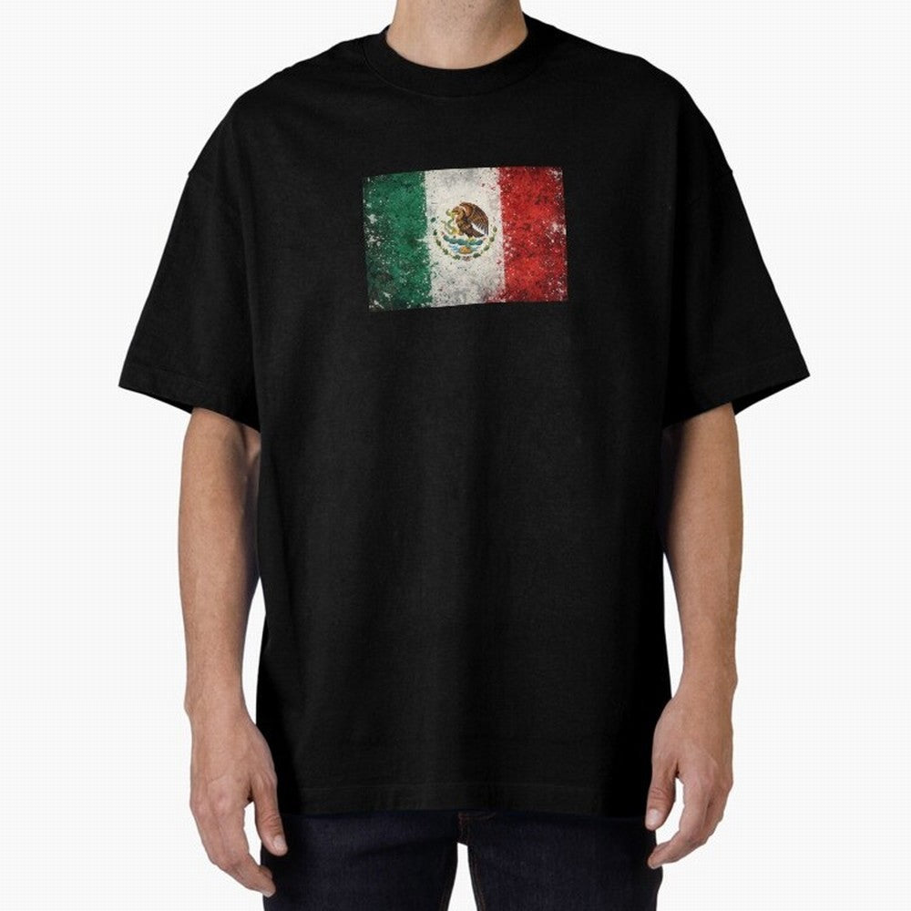 Mexico World Cup Flag ¨C Grunge Football Art Classic T-Shirt Celebrate Unforgettable Nights in Global Football Passion for FIFA World Cup 2026 USA Canada Mexico, Driven by Neymar, Haaland and Cristiano Ronaldo, Argentina, France and Brazil,