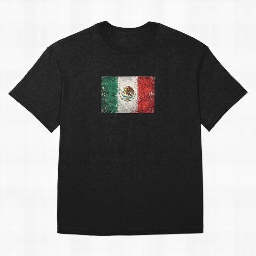 Mexico World Cup Flag ¨C Grunge Football Art Classic T-Shirt Celebrate Unforgettable Nights in Global Football Passion for FIFA World Cup 2026 USA Canada Mexico, Driven by Neymar, Haaland and Cristiano Ronaldo, Argentina, France and Brazil,