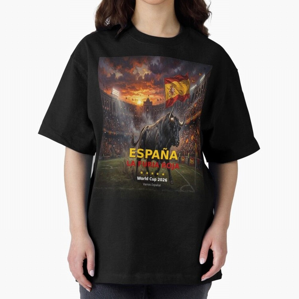 Espa?a La Furia Roja - World Cup 2026 Soccer Fan Tee Classic T-Shirt Bring International Match Energy to Match Day Hype around FIFA World Cup 2026 USA Canada Mexico, CR7 and Messi, Netherlands, Stadium Memories, Football Loyalty, International
