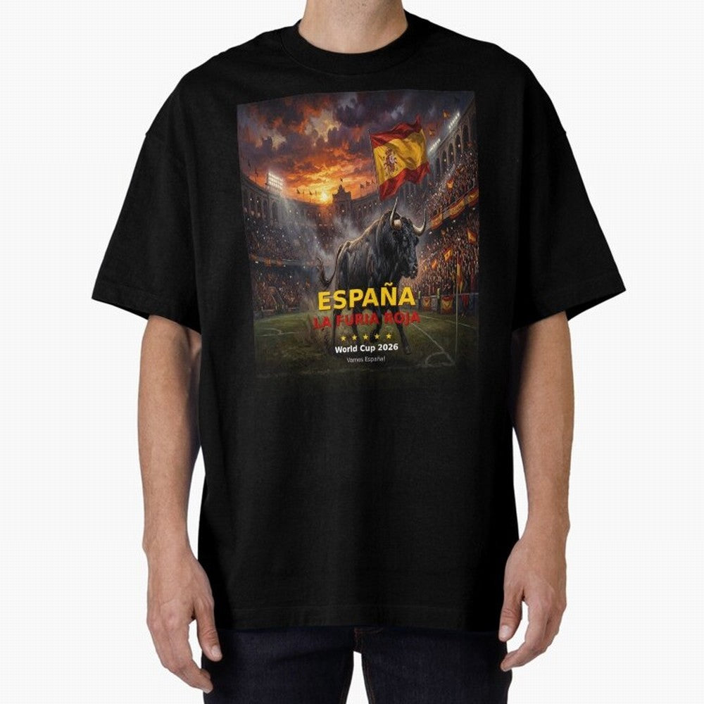 Espa?a La Furia Roja - World Cup 2026 Soccer Fan Tee Classic T-Shirt Bring International Match Energy to Match Day Hype around FIFA World Cup 2026 USA Canada Mexico, CR7 and Messi, Netherlands, Stadium Memories, Football Loyalty, International