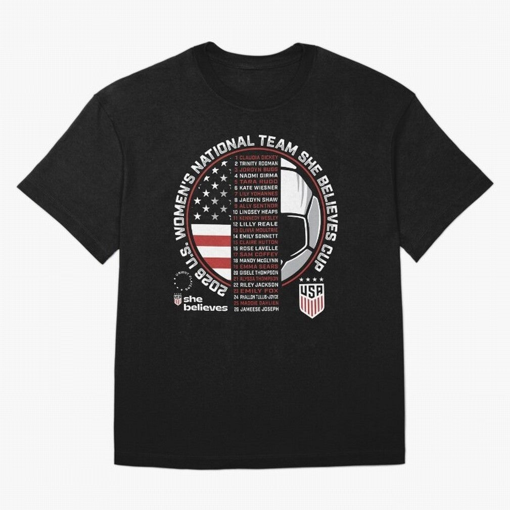 She Believes Cup Champions U.S. Women¡¯s National Soccer Team 2026 Classic T-Shirt Represent Fans Who Live for FIFA World Cup 2026 Group Stage Spirit, Featuring England and Germany, Messi, CR7 and Mbappe, Stadium Memories, Football Loyalty,