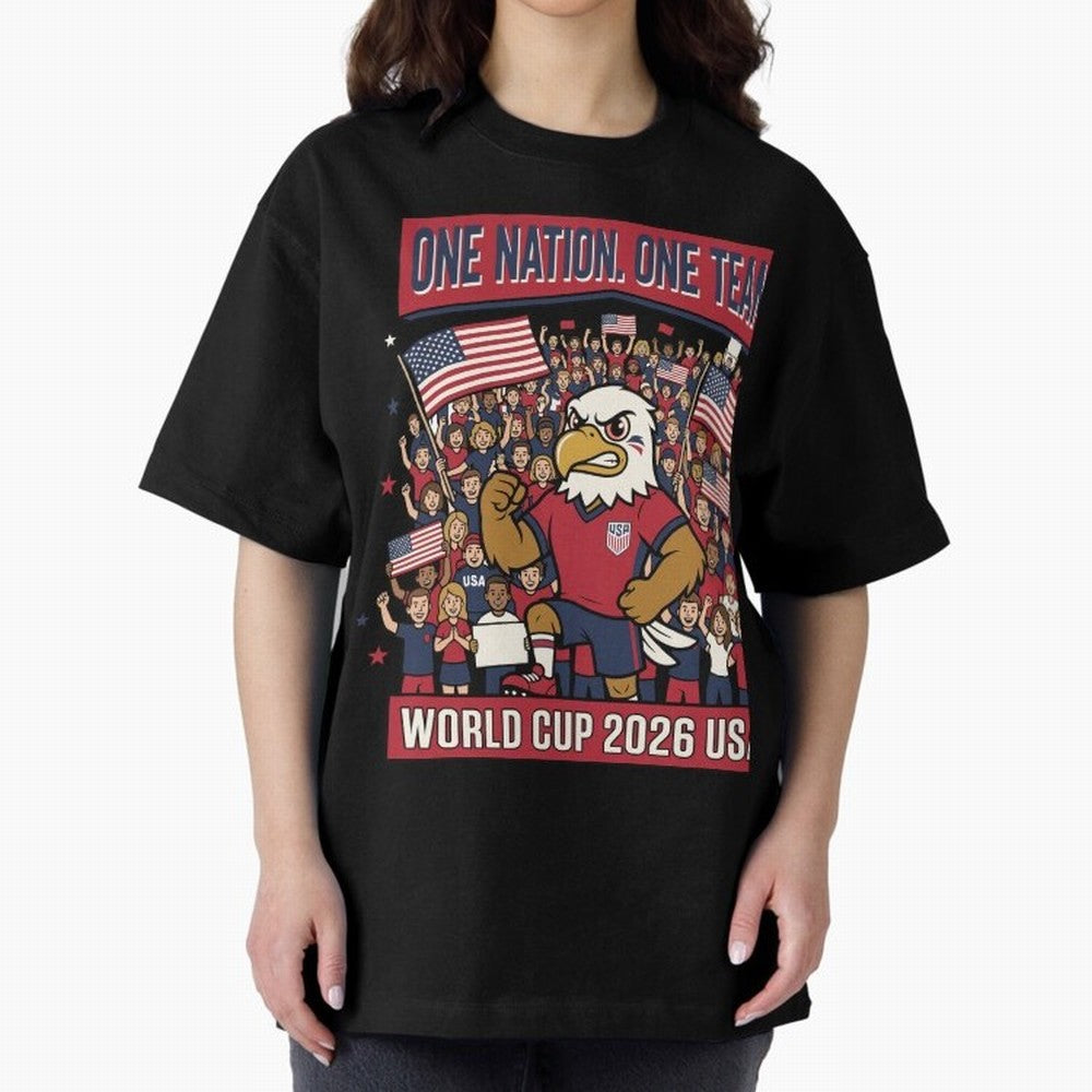 One Nation One Team ¡ª World Cup 2026 USA Classic T-Shirt Celebrate the Stars of Match Day Hype around FIFA World Cup 2026 USA Canada Mexico, Mbappe, Netherlands, Classic Soccer Heritage, Championship Pressure, Fan Loyalty and International Pride;