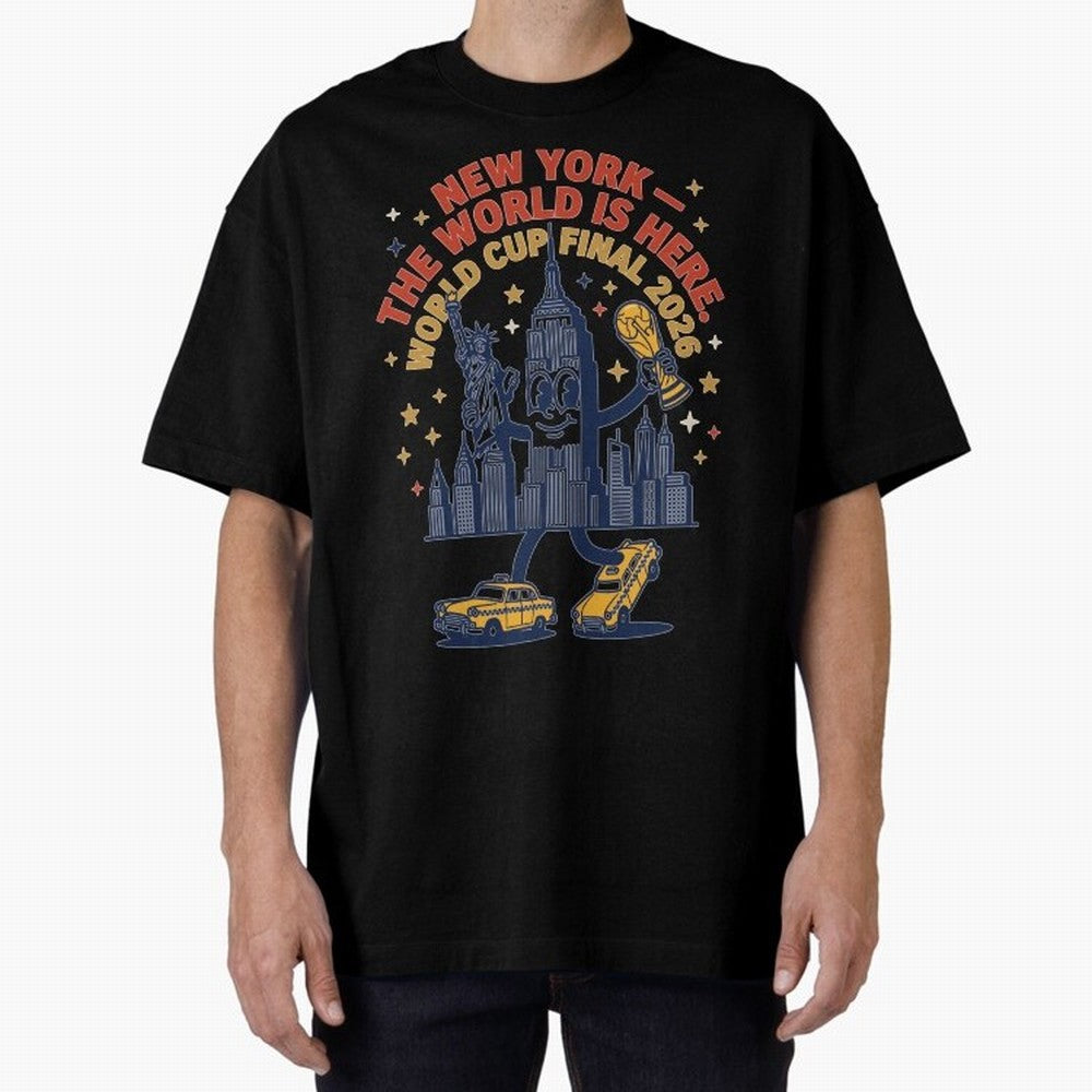 New York World Cup Final ¡ª The World Is Here V1 Classic T-Shirt Embrace Global Football Passion for FIFA World Cup 2026 Group Stage, Made for Haaland and Mbappe, Spain, Supporter Pride, Iconic Celebrations, Legendary Names and Global Match Day