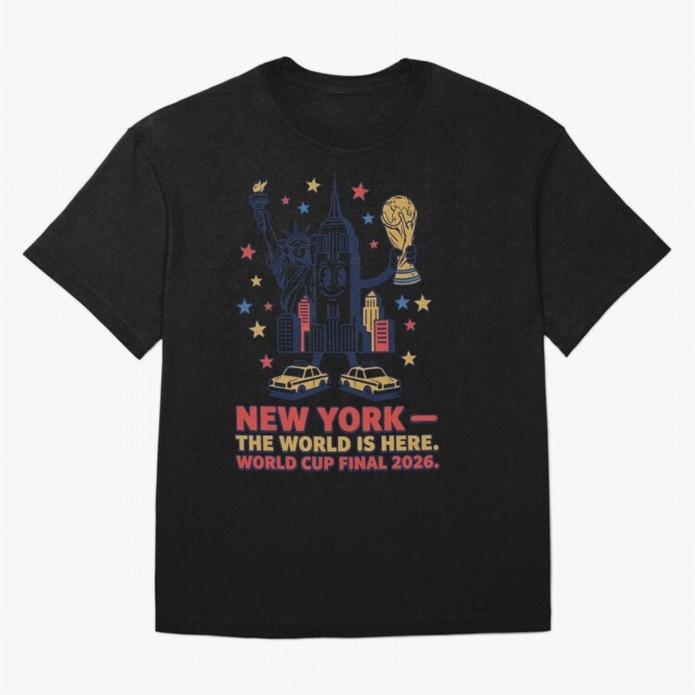 New York World Cup Final ¡ª Liberty Scores V2 Classic T-Shirt Celebrate Soccer Greatness during the FIFA World Cup 2026 Group Stage Journey through Mbappe and Neymar Highlights, Brazil, Portugal and Argentina Pride, Classic Soccer Heritage,