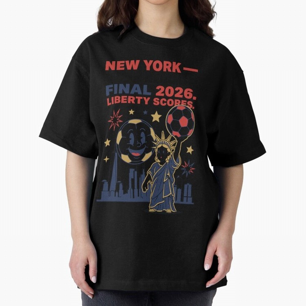 New York World Cup Final 2026 V4 Classic T-Shirt Bring Trophy Dreams to FIFA World Cup 2026 USA Canada Mexico for Fans of Messi and Cristiano Ronaldo and France, Bringing Global Supporter Spirit, Legendary Goals, National Colors and Tournament
