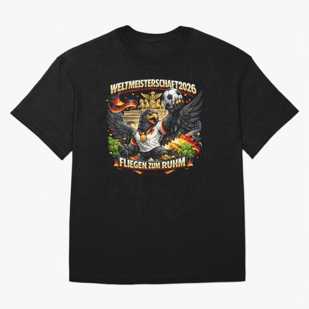 German Eagle World Cup 2026 Football Fan Art Classic T-Shirt Cheer through Every Moment of Global Football Passion for FIFA World Cup 2026, Celebrating Neymar, Haaland and Cristiano Ronaldo, England and Germany, Global Supporter Spirit, Legendary