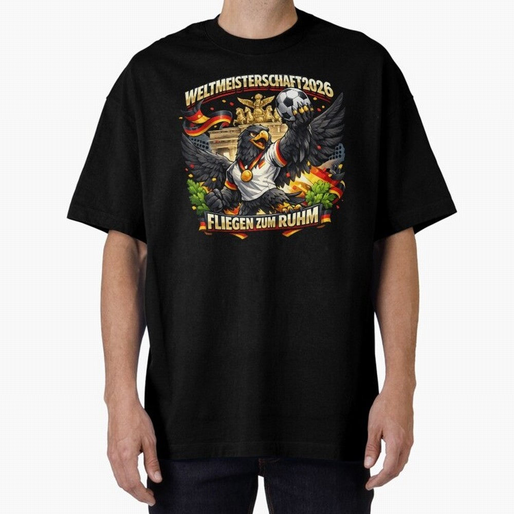 German Eagle World Cup 2026 Football Fan Art Classic T-Shirt Cheer through Every Moment of Global Football Passion for FIFA World Cup 2026, Celebrating Neymar, Haaland and Cristiano Ronaldo, England and Germany, Global Supporter Spirit, Legendary