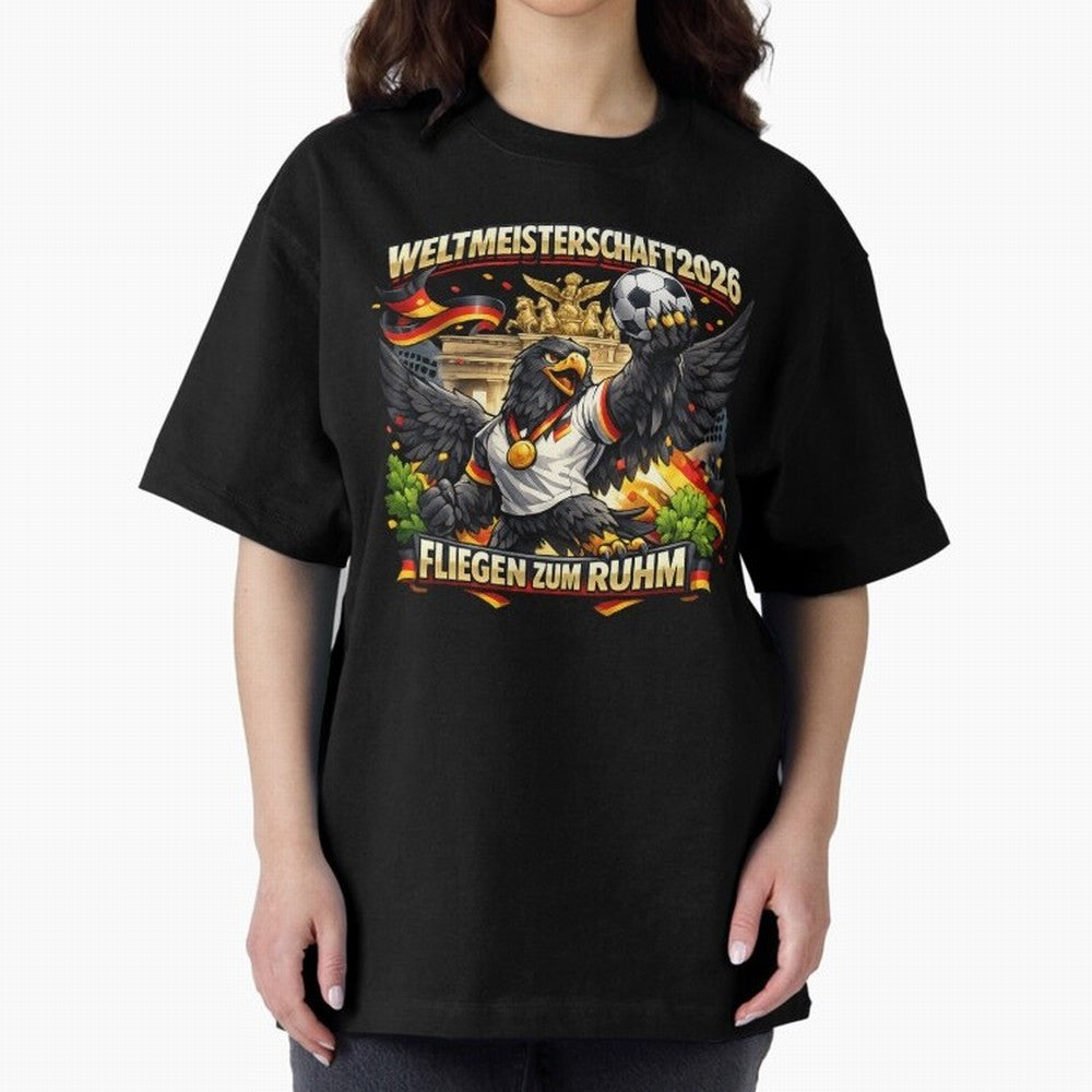 German Eagle World Cup 2026 Football Fan Art Classic T-Shirt Cheer through Every Moment of Global Football Passion for FIFA World Cup 2026, Celebrating Neymar, Haaland and Cristiano Ronaldo, England and Germany, Global Supporter Spirit, Legendary