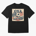 USA WORLD CUP 2026 Classic T-Shirt Make Every Match About FIFA World Cup 2026 for Fans of Messi, CR7 and Mbappe and Argentina and Brazil, Bringing Vintage Soccer Flavor, Modern Football Stars, National Flags and Final Night Emotion; Perfect for