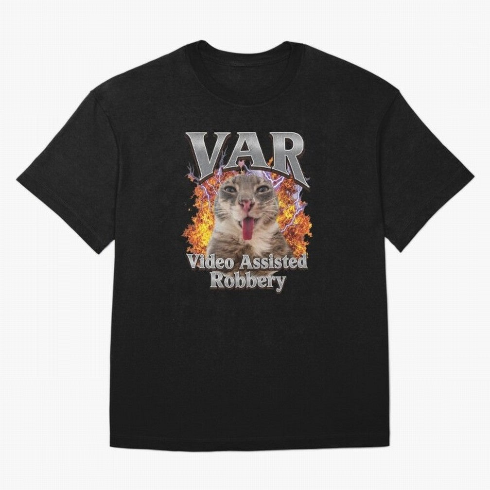 VAR Video Assisted Robbery Funny World Cup 2026 Meme Soccer Fan Football Humor Classic T-Shirt Make Every Kick Count in the FIFA World Cup 2026 USA Canada Mexico Journey through Messi Highlights, England, France and Netherlands Pride, Global