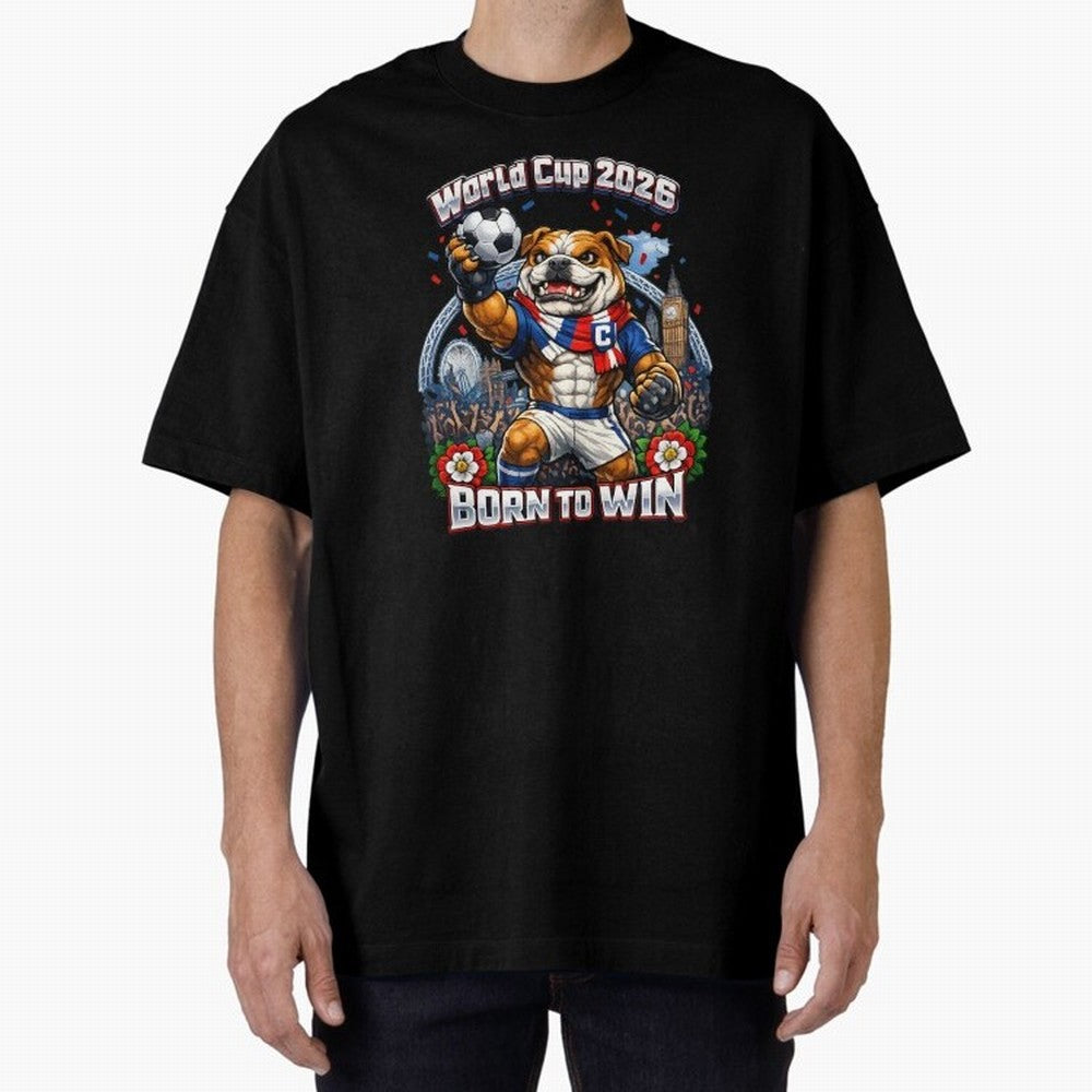 England Bulldog World Cup 2026 Fan Art Classic T-Shirt Enjoy the Biggest Football Party of FIFA World Cup 2026 Group Stage with Haaland, England and Germany Energy, Worldwide Fan Energy, Dramatic Goals, Stadium Lights and Championship Celebrations;