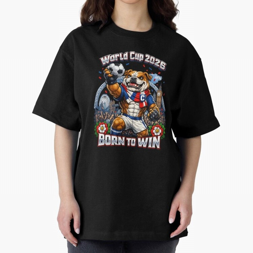 England Bulldog World Cup 2026 Fan Art Classic T-Shirt Enjoy the Biggest Football Party of FIFA World Cup 2026 Group Stage with Haaland, England and Germany Energy, Worldwide Fan Energy, Dramatic Goals, Stadium Lights and Championship Celebrations;