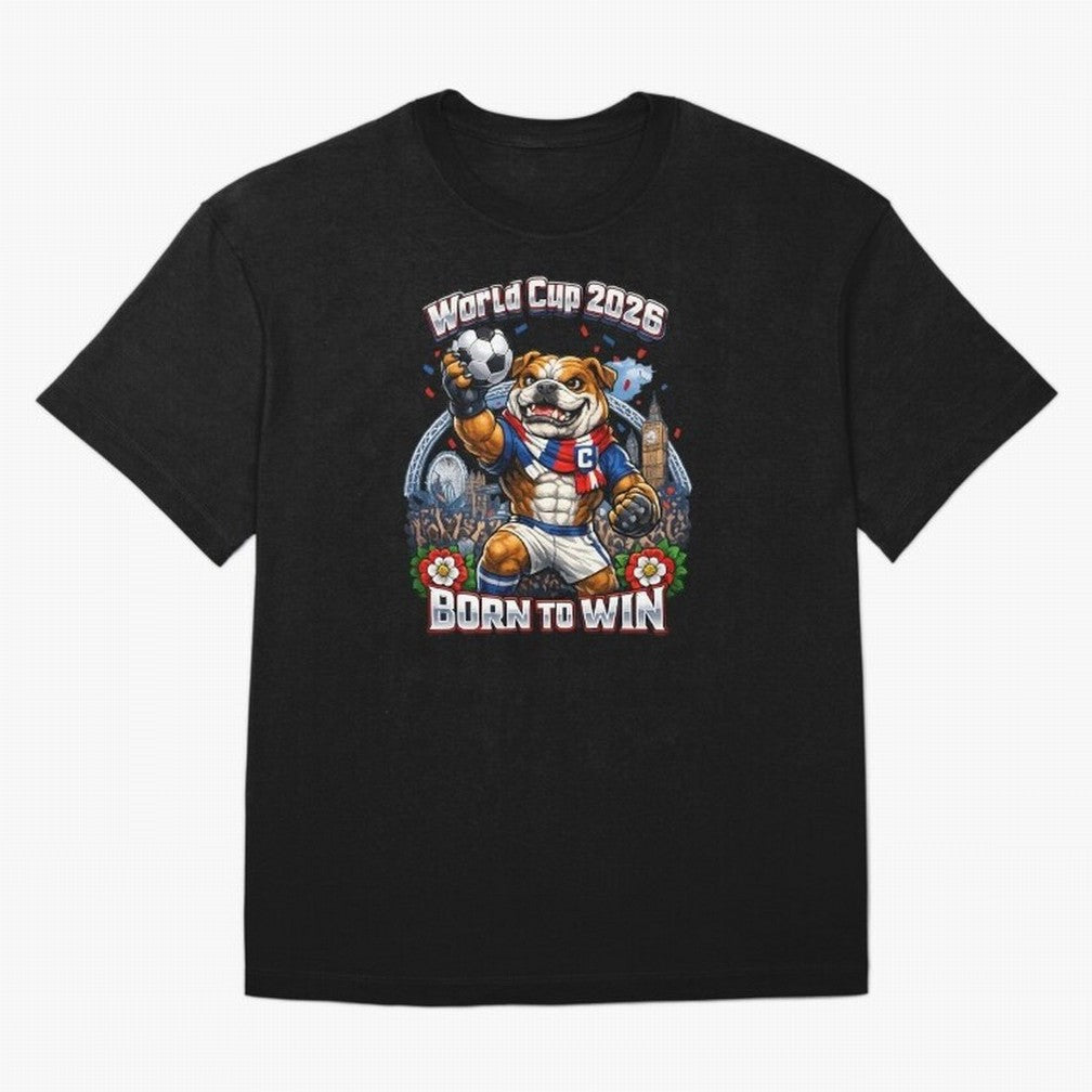 England Bulldog World Cup 2026 Fan Art Classic T-Shirt Enjoy the Biggest Football Party of FIFA World Cup 2026 Group Stage with Haaland, England and Germany Energy, Worldwide Fan Energy, Dramatic Goals, Stadium Lights and Championship Celebrations;