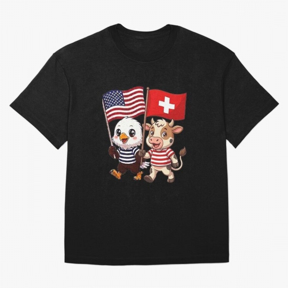 The American eagle and its friend, the Swiss calf Classic T-Shirt Remember FIFA World Cup 2026 USA Canada Mexico Spirit, Filled with France and Portugal, Haaland, Classic Soccer Heritage, Championship Pressure, Fan Loyalty and International Pride;
