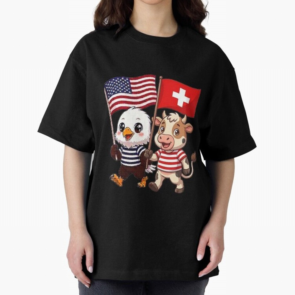 The American eagle and its friend, the Swiss calf Classic T-Shirt Remember FIFA World Cup 2026 USA Canada Mexico Spirit, Filled with France and Portugal, Haaland, Classic Soccer Heritage, Championship Pressure, Fan Loyalty and International Pride;