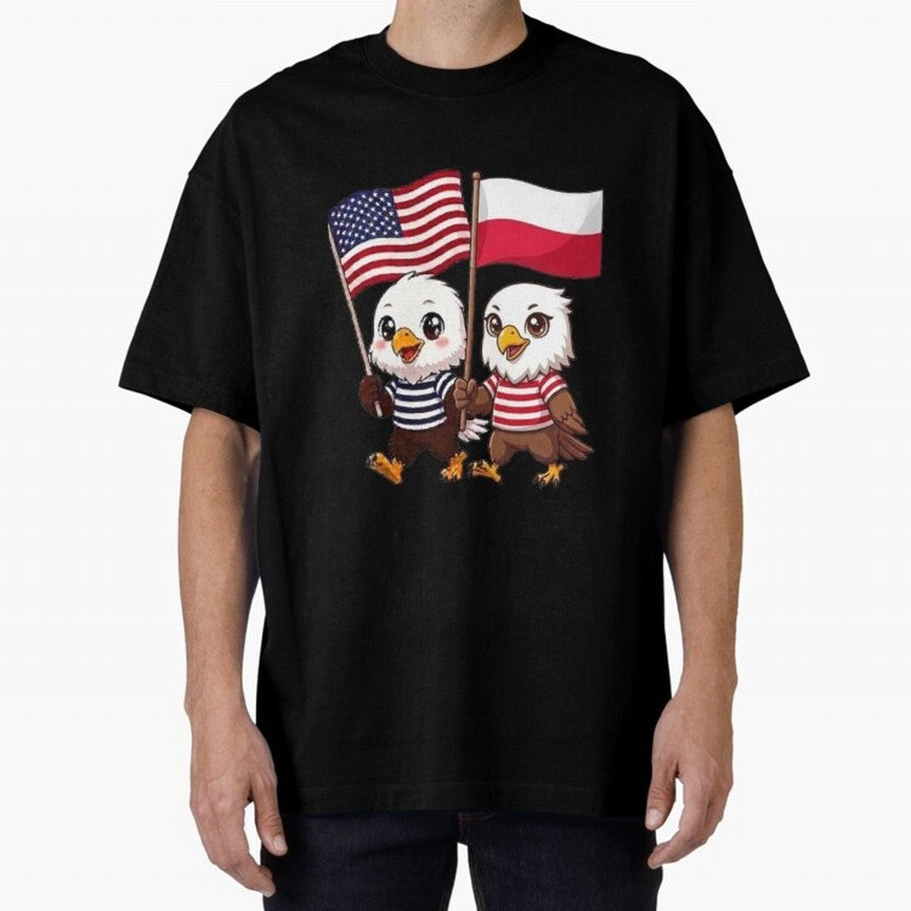 The American eagle and its friend, the Polish eagle Classic T-Shirt Fuel Match Day Hype around FIFA World Cup 2026, Neymar, England, France and Netherlands, Tournament Hype, Historic Matchups, Family Viewing Parties and Global Sports Pride; Ideal